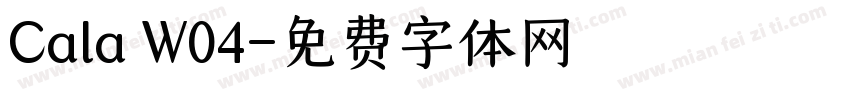 Cala W04字体转换
